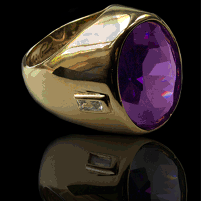 Elvis Amethyst Ring